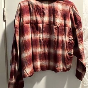 Abercrombie Crop Flannel